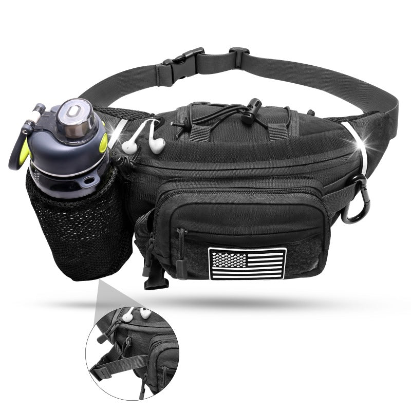 Hiking Waist Bag with Water Bottle Holder