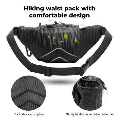 Hiking Waist Bag with Water Bottle Holder